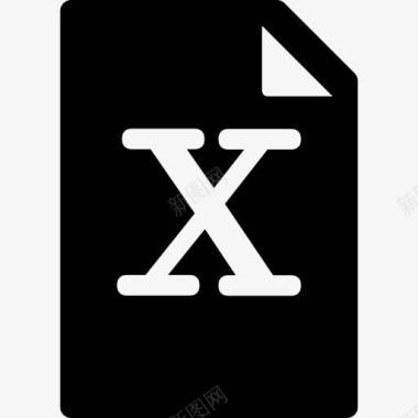 信接口X档案图标图标
