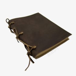 黑棕色绳索日记本素材