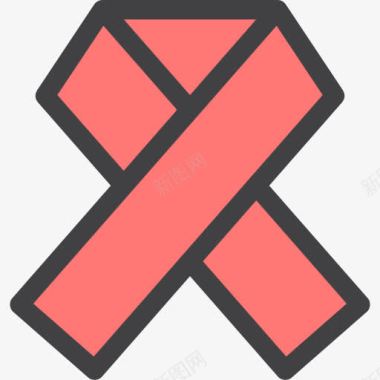 团结艾滋病图标图标