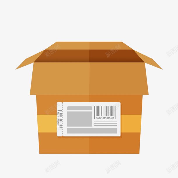 纸箱png免抠素材_88icon https://88icon.com 包装盒 收纳盒 纸箱