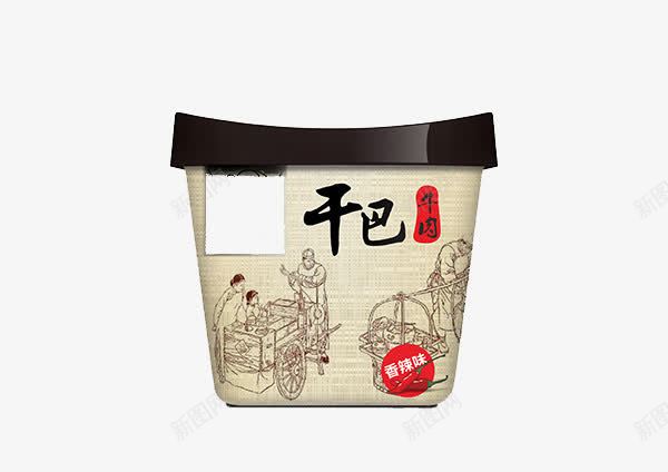 中国风方便面包装psd_88icon https://88icon.com 中国风 传统 包装 包装盒设计 方便面