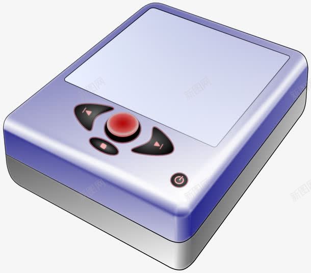 蓝色设备上的红色按钮png免抠素材_88icon https://88icon.com 圆形按钮 红色 蓝色 长方形 音乐 音乐设备
