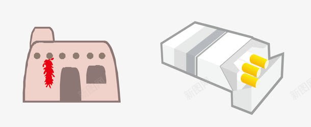 烟卷png免抠素材_88icon https://88icon.com 不健康 吸烟 城门 抽象