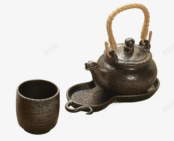 古代茶杯png免抠素材_88icon https://88icon.com 古人喝茶 古代 棕色 瓷器 茶杯