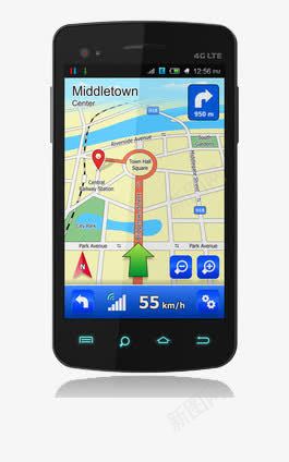 手机地图png免抠素材_88icon https://88icon.com 方便 终点 路线