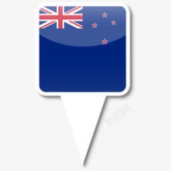 新新西兰国旗为iPhone地图素材