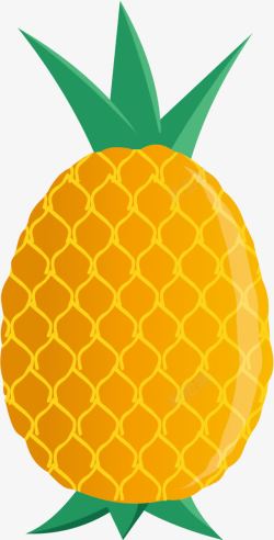 菠萝皮水果菠萝矢量图高清图片