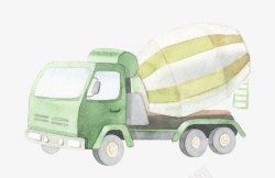绿色小卡车素材