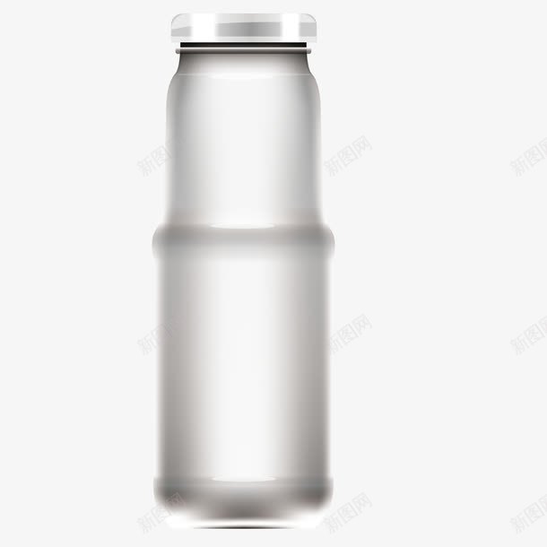 简约瓶身png免抠素材_88icon https://88icon.com 包装 瓶子 透明 饮料瓶