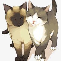 卡通猫图案素材