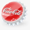可口可乐瓶盖图标图标