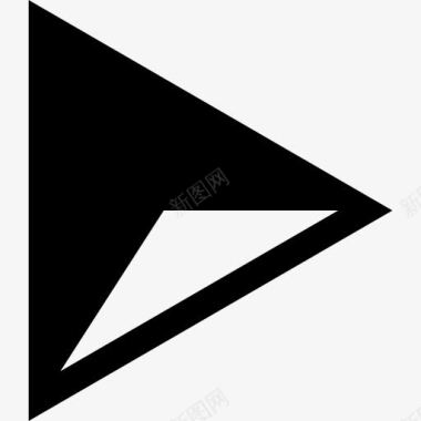 形状图三角图标图标