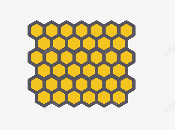 黄色的蜂巢png免抠素材_88icon https://88icon.com png图形 png装饰 手绘 蜂巢 装饰 黄色