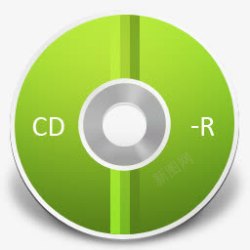 绿色CDR光盘素材