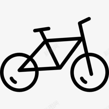 运动运输自行车图标图标