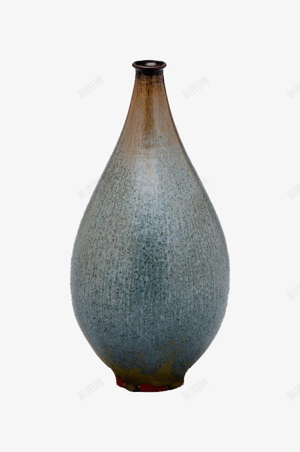 灰蓝色花瓶png免抠素材_88icon https://88icon.com 灰蓝色 瓶子 花瓶 装饰