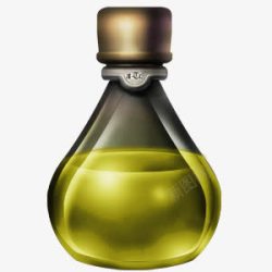 绿色液体瓶子素材