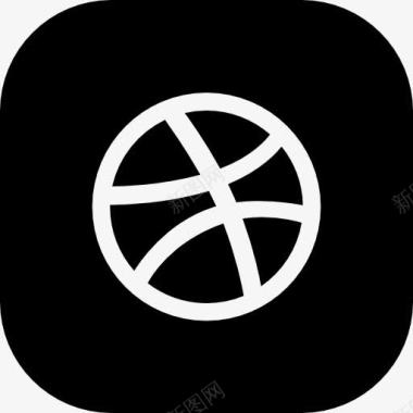 网络主机Dribbble图标图标