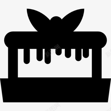 蛋糕节日典礼蛋糕图标图标