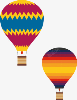 气球元素卡通手绘矢量图素材