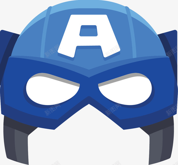 蓝色字母舞会面具矢量图eps免抠素材_88icon https://88icon.com 假面 假面舞会面具 字母面具 舞会面具 舞会面罩 面具 面罩 矢量图