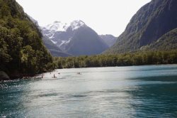 新西兰景点马瑟森湖素材