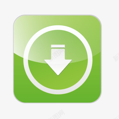 防病毒软件手绘绿色图标手机软件图矢量图图标