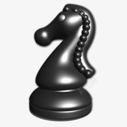 国际象棋子黑马素材