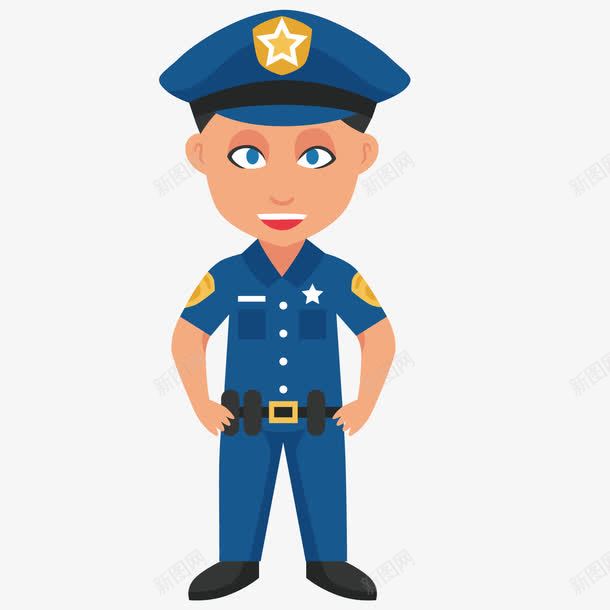 严肃的警察叔叔png免抠素材_88icon https://88icon.com 严肃 警察 警察叔叔