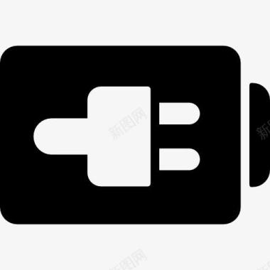 手机电池电量插上电池状态界面符号图标图标