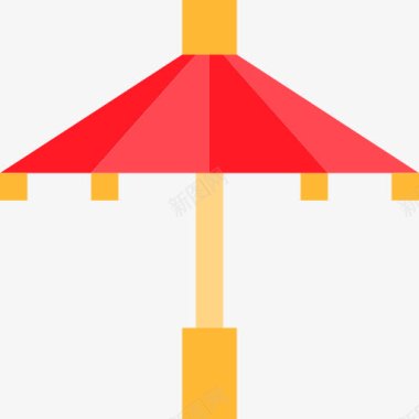 彩虹伞伞图标图标