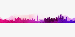 城市剪影素材
