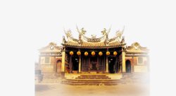 中国古代建筑房子院子素材