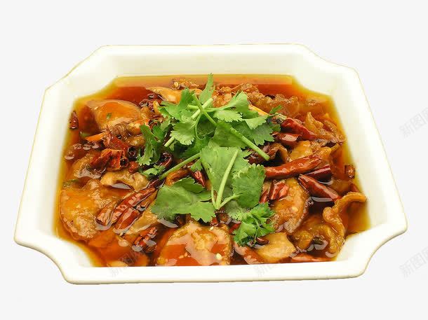 功夫肥肠png免抠素材_88icon https://88icon.com 中华美食 传统美食 熟菜 盘子 美味 餐饮美食 麻辣大肠