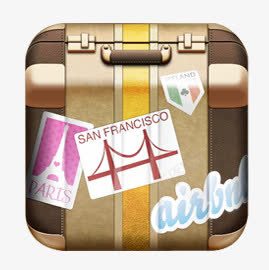 登机密码箱行李箱app图标图标