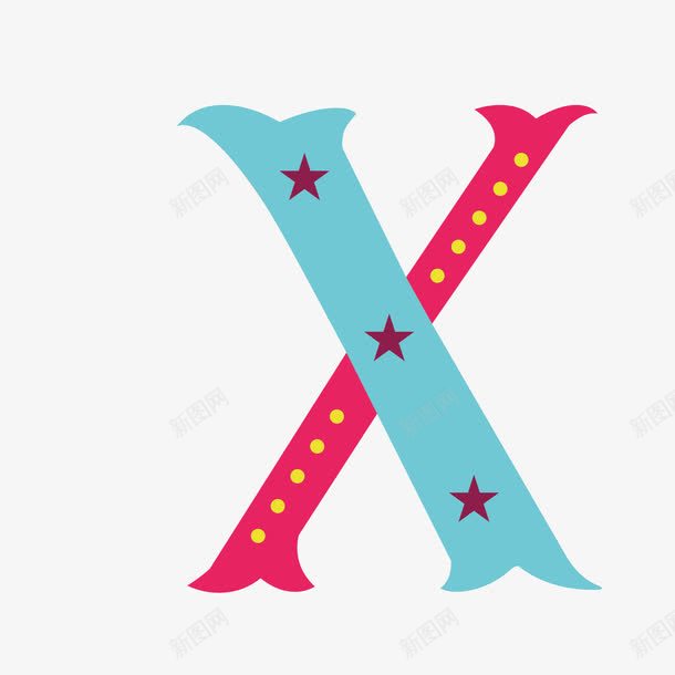 五角星图案字母Xpng免抠素材_88icon https://88icon.com X 五角星 创意 卡通 图案 字母 手绘 红色 蓝色
