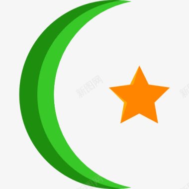 北欧文化伊斯兰教图标图标