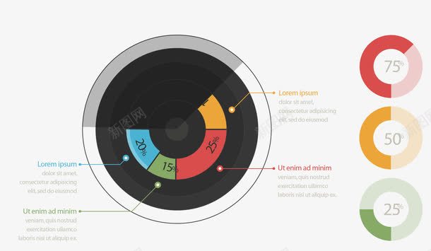 饼图数据分析表png免抠素材_88icon https://88icon.com 分析表 数据 数据分析 走势 饼图