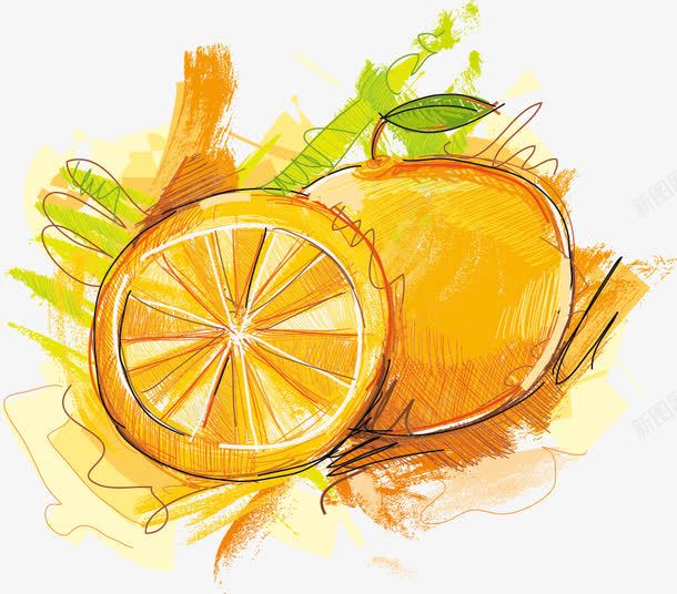 手绘水彩橙子png免抠素材_88icon https://88icon.com 卡通橙子 卡通水果 手绘橙子 手绘水果 橙子 水果 水果插画 矢量水果