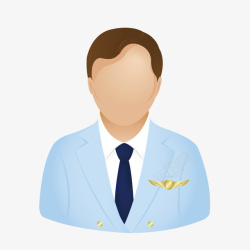 卡通成功人士的头像素材
