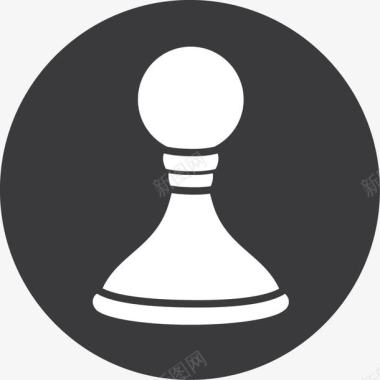 国际象棋游戏灰色BrainGamesicons图标图标