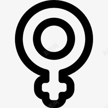 女性头像轮廓女性标志轮廓图标图标
