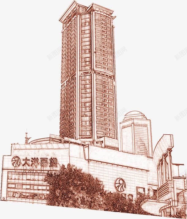 欧式古典建筑别墅png免抠素材_88icon https://88icon.com 别墅 古典 建筑 欧式