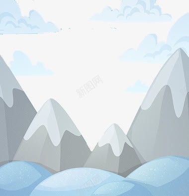 卡通彩绘山峰png免抠素材_88icon https://88icon.com 云 卡通图案 彩绘山峰 手绘图案