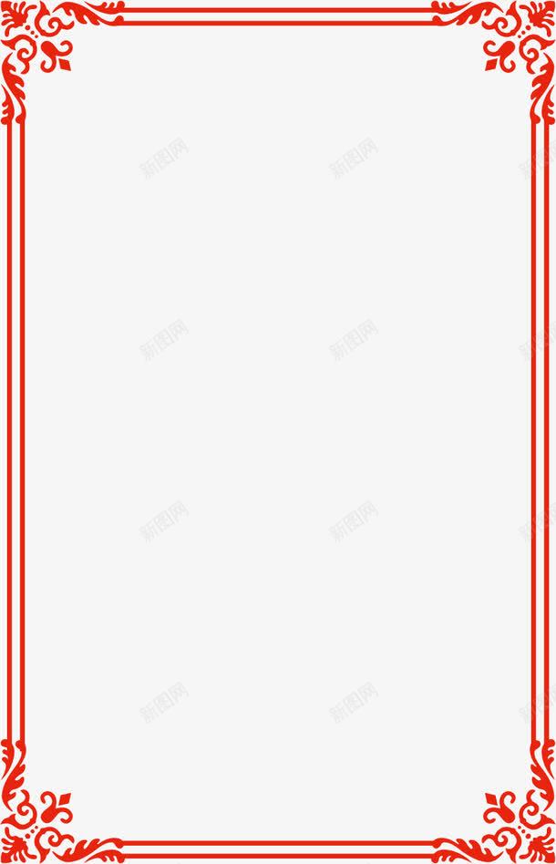 红色边框线框图png免抠素材_88icon https://88icon.com 矢量线框图 矢量线框图素材 红色边框 线框 线框图 线框图素材 边框 边框红色