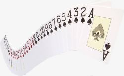 扑克牌排列阵素材
