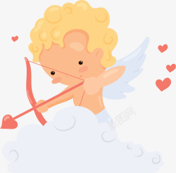 情人节射箭的丘比特素材