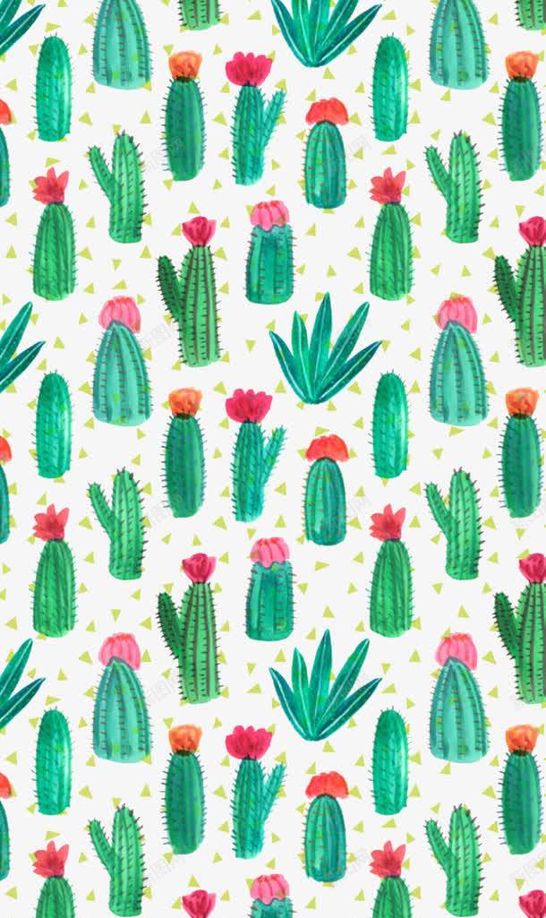 仙人掌背景png免抠素材_88icon https://88icon.com 仙人掌 绿色 背景