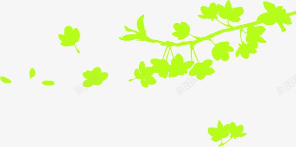 绿色卡通树叶美景手绘装饰png免抠素材_88icon https://88icon.com 卡通 树叶 绿色 美景 装饰 设计