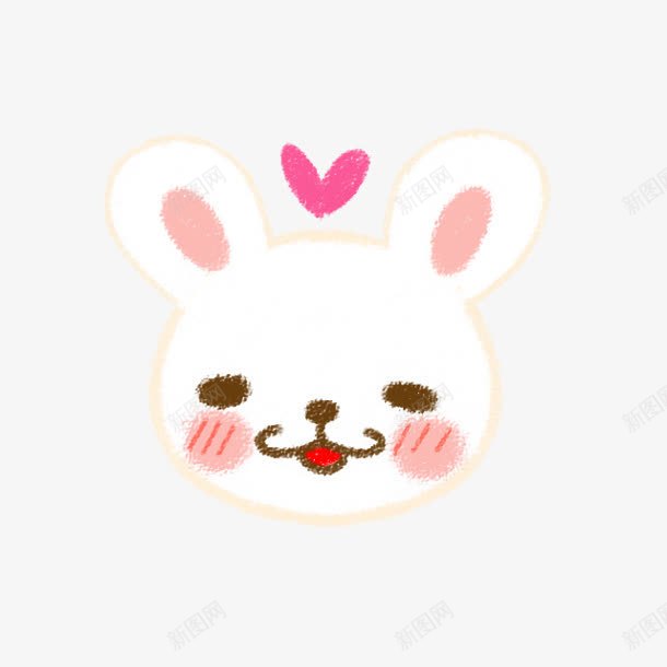 手绘可爱小兔png免抠素材_88icon https://88icon.com 可爱